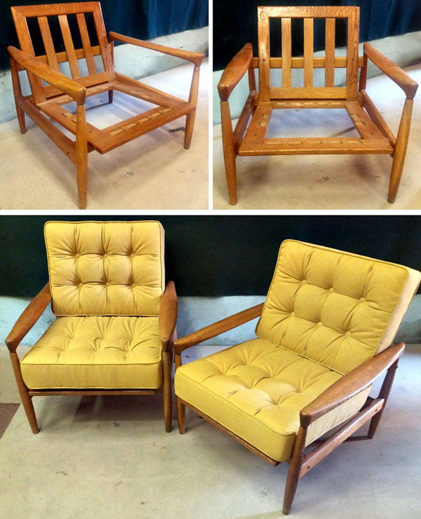 изготовление сидушек и подушек для кресла